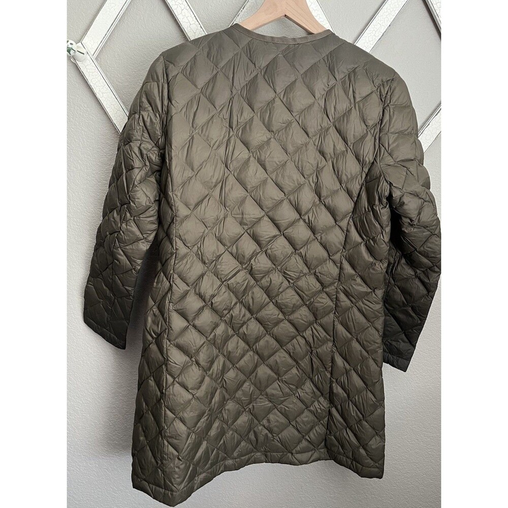 J.Jill Women's S Petite Long Lightweight Down Puffer Jacket - Picture 6 of 8